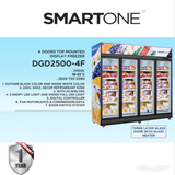 DGD2500-4F (2000 Liter) 4 Door Top Mount Display Freezer